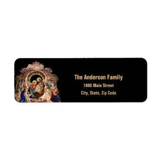 The Nativity of Jesus Return Address Label