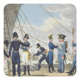 The new Imperial Royal Austrian Navy after the Nap Square Sticker