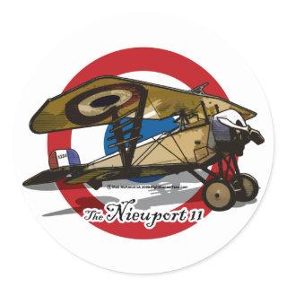 The Nieuport 11 Classic Round Sticker