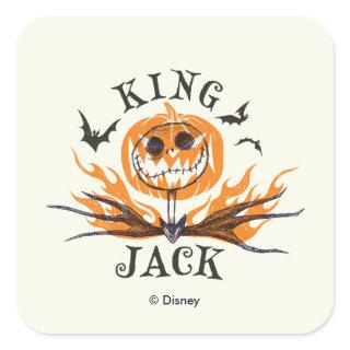The Nightmare Before Christmas | King Jack Square Sticker