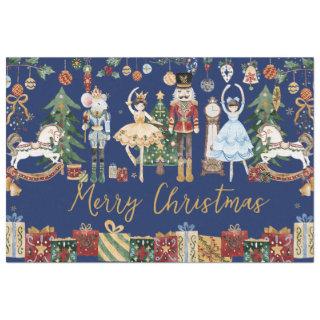 The Nutcracker Christmas Ballet Vintage Watercolor Tissue Paper