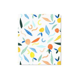 The object of art is to give life a shape canvas print