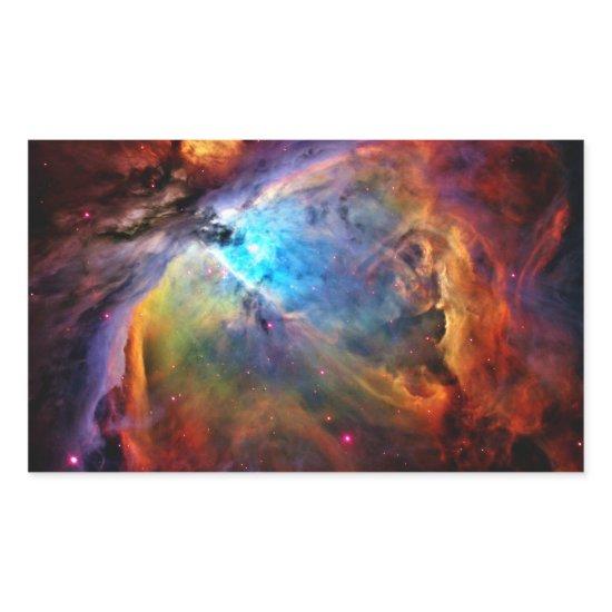 The Orion Nebula Rectangular Sticker