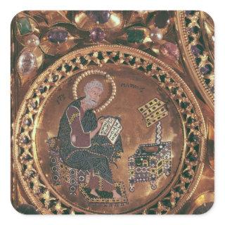 The Pala d'Oro, detail of St. Matthew Square Sticker