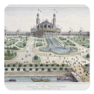 The Palais du Trocadero Square Sticker