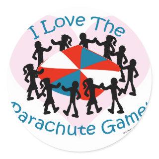 The Parachute Game Classic Round Sticker