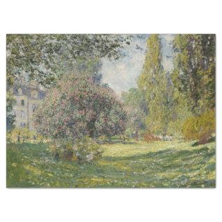 The Parc Monceau - Claude Monet Tissue Paper