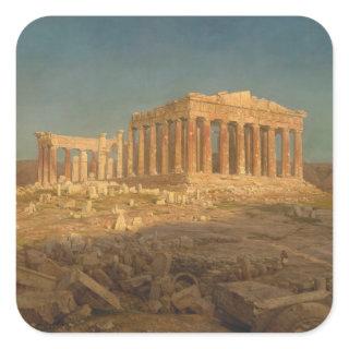 The Parthenon Square Sticker