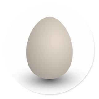 the perfect egg classic round sticker