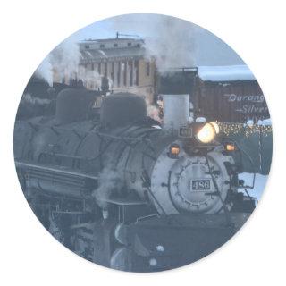 The Polar Express Engine Classic Round Sticker