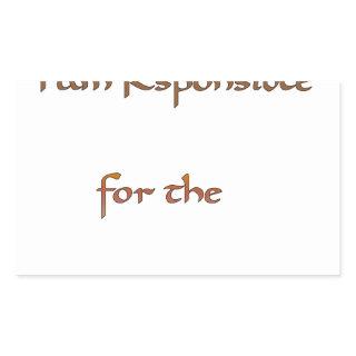 The Power Within: Energy Matters Rectangular Sticker