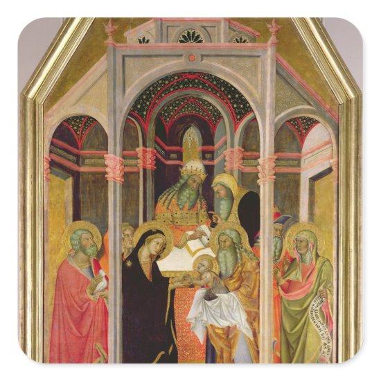 The Presentation in the Temple 2 Square Sticker