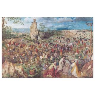The Procession to Calvary, Pieter Bruegel Tissue Paper