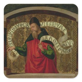 The Prophet Amos, 1535 Square Sticker