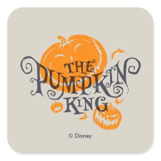 The Pumpkin King | Pumpkin Graphic Square Sticker
