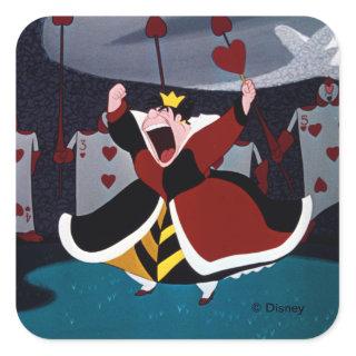 The Queen of Hearts | Mid Shout Square Sticker