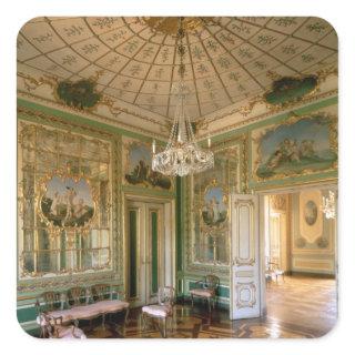 The Queen's Boudoir, 1774-86 Square Sticker
