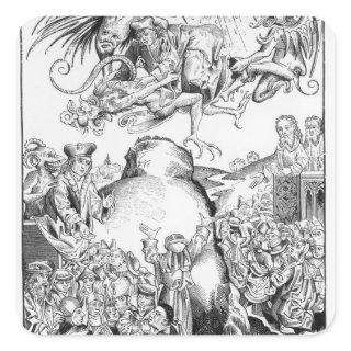 The Reign of Antichrist Square Sticker