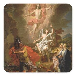 The Resurrection of Christ, 1700 Square Sticker