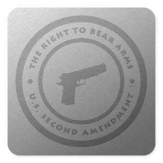 The Right To Bear Arms Square Sticker