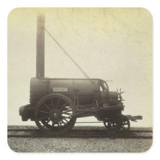 The 'Rocket' designed by George Stephenson (1781-1 Square Sticker