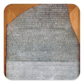 The Rosetta Stone, from Fort St. Julien, Square Sticker