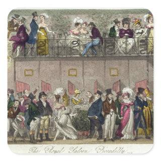 The Royal Saloon, Piccadilly, from 'The English Sp Square Sticker