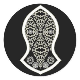 The Sandal Of The Prophet (White) Classic Round Sticker
