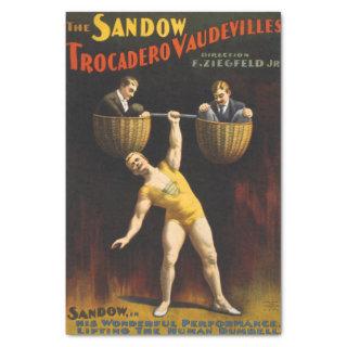 The Sandow Eugen Sandow Vaudeville Weightlifter  Tissue Paper