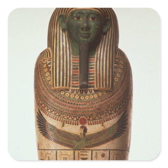 The sarcophagus of Psamtik I (664-610 BC) Late Per Square Sticker
