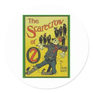 The Scarecrow Of Oz Classic Round Sticker
