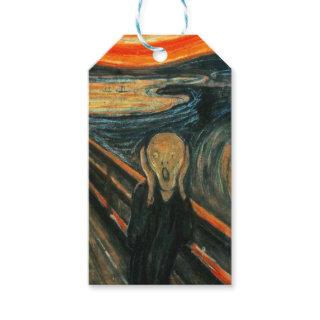 The Scream Munch Modern Art Abstract Gift Tags