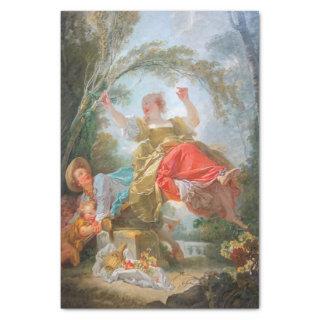 The Seesaw by Jean Honore Fragonard Tissue Paper