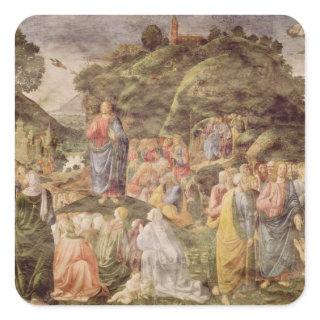 The Sermon on the Mount, from the Sistine Square Sticker