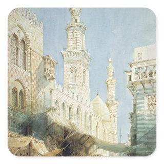 The Sharia El Gohargiyeh, Cairo Square Sticker