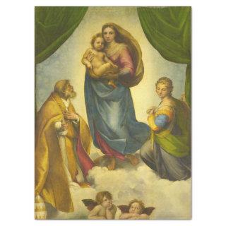 The Sistine Madonna by Raphael Tissue Paper