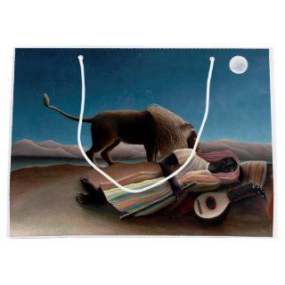 The Sleeping Gypsy, Henri Rousseau Large Gift Bag
