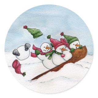The Sleigh Ride Sticker