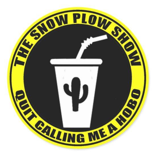 The Snow Plow Show Classic Round Sticker