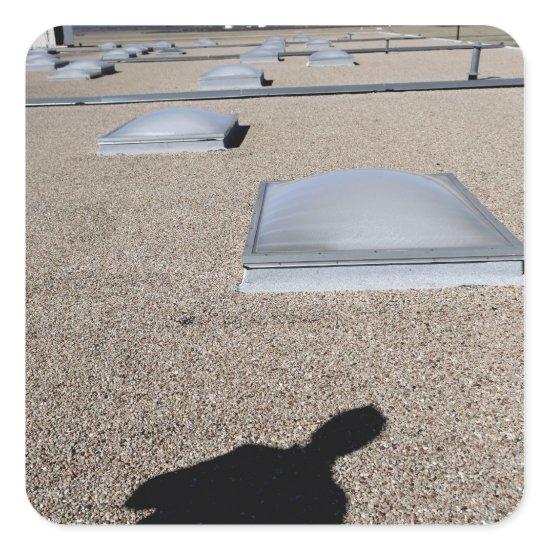The solar day lighting system square sticker