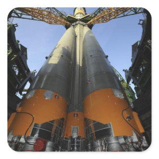 The Soyuz TMA-13 spacecraft 2 Square Sticker