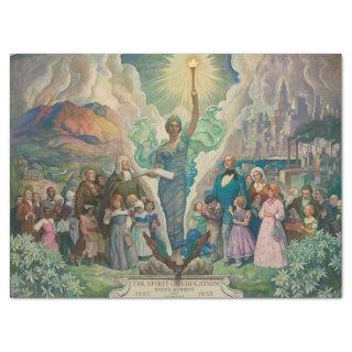 The Spirit of Education by Newell Convers Wyeth Tissue Paper