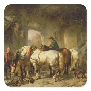 The Stable Square Sticker