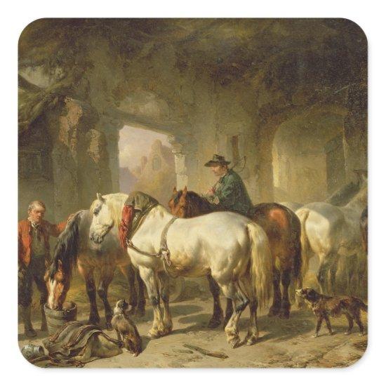 The Stable Square Sticker
