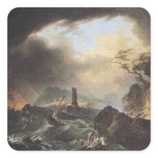 The Storm Square Sticker