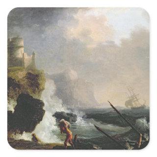 The Storm Square Sticker