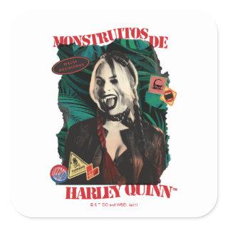 The Suicide Squad | Harley Quinn Winking Square Sticker
