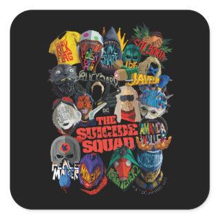 The Suicide Squad | Stylized Avatars Square Sticker
