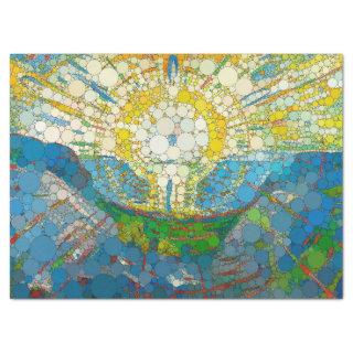The Sun, Infinity Dots by After William Morris Tissue Paper