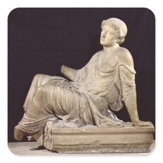 The Supplicant Barberini' Square Sticker